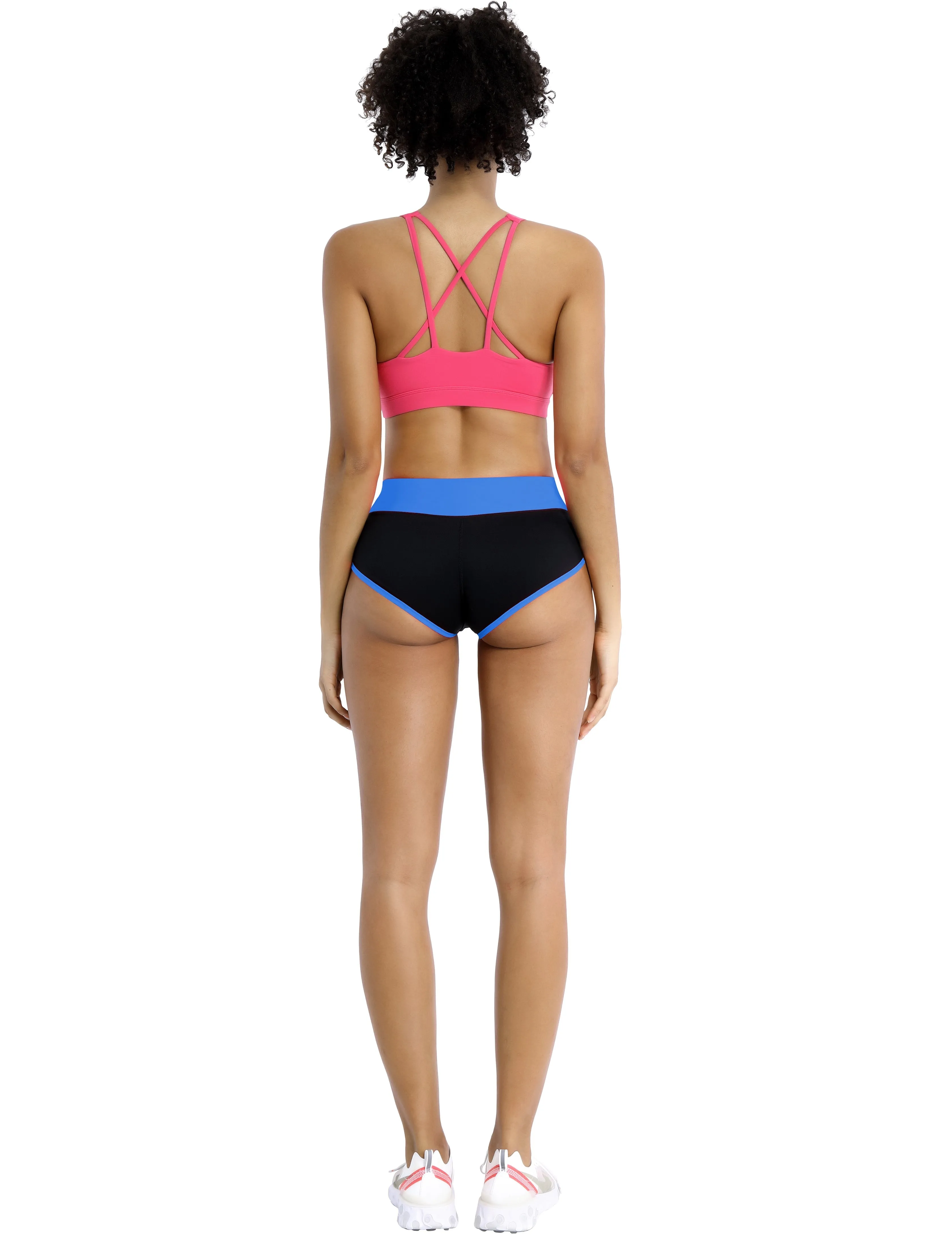 030 Sexy Booty yogastudio Shorts blue_black_yogastudio