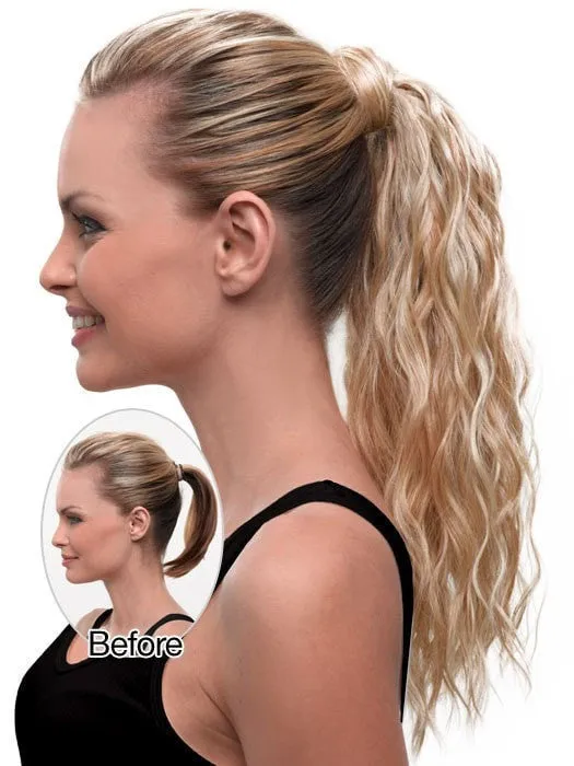 18" Simply Wavy Pony | HF Synthetic Ponytail (Wrap-Around) | DISCONTINUED