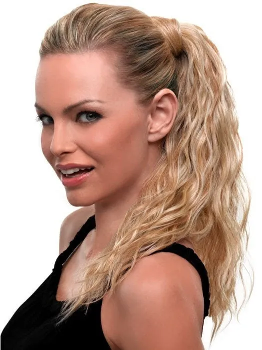 18" Simply Wavy Pony | HF Synthetic Ponytail (Wrap-Around) | DISCONTINUED