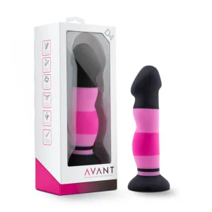 Avant D4 Sexy in Pink 8 in. Silicone Dildo