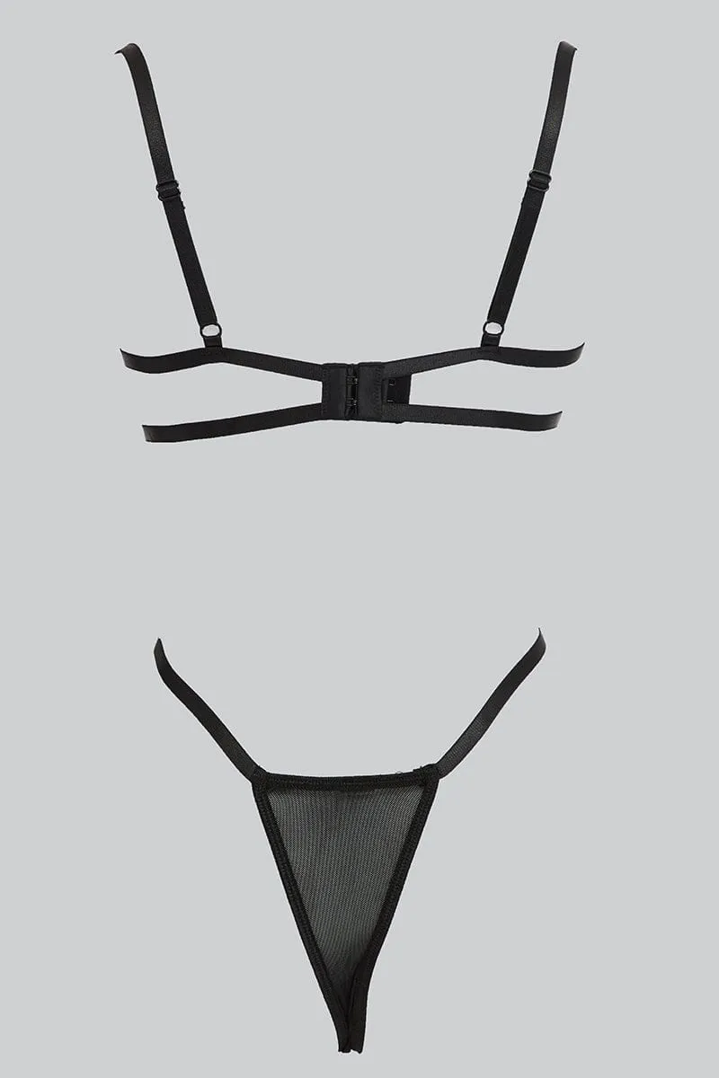 Black Lace Lingerie Set