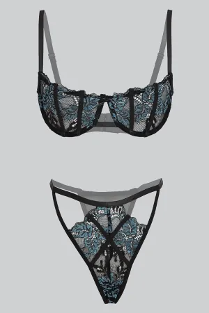 Black Lace Lingerie Set