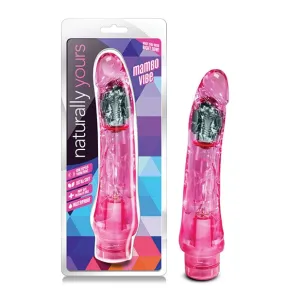 Blush Novelties - Naturally Yours Mambo Vibe Realistic Vibrating Dildo 9 (Pink)