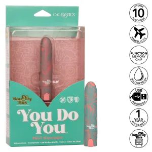 California Exotics - Naughty Bits You Do You Mini Massager Bullet Vibrator (Multi Colour)