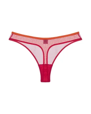 Color Block Whisper Basic Thong