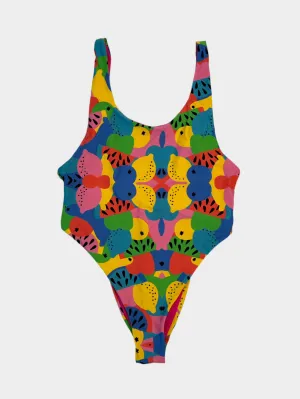 Costume Intero Funky Con Stampa Watermelon