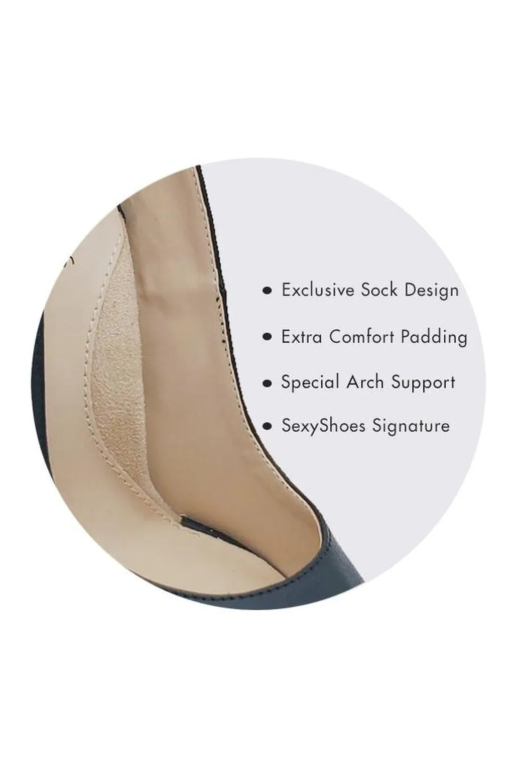 Cut Out Designed Pointed Toe Spectator Pump