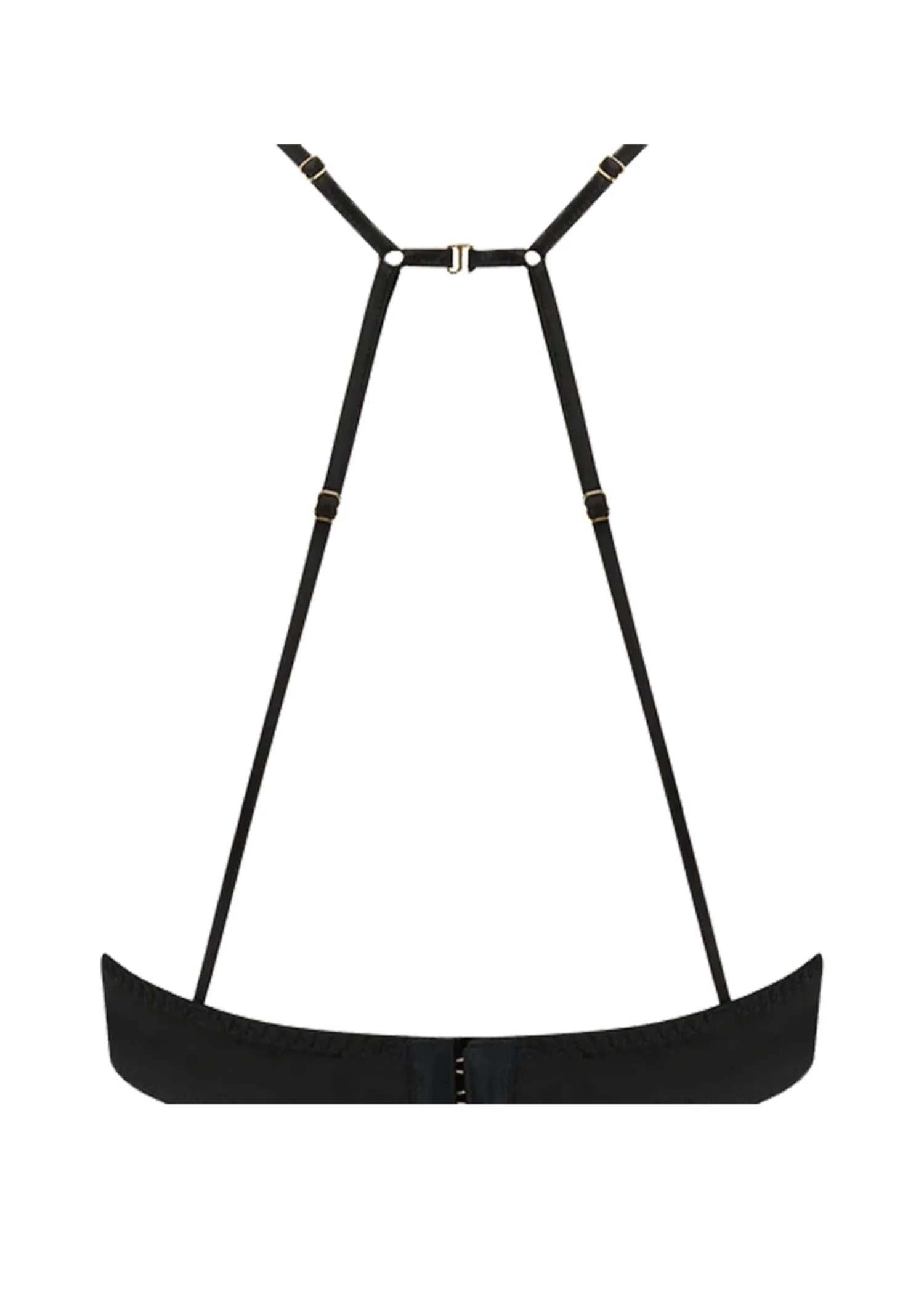 Hera Quarter Cup Bra (Black)