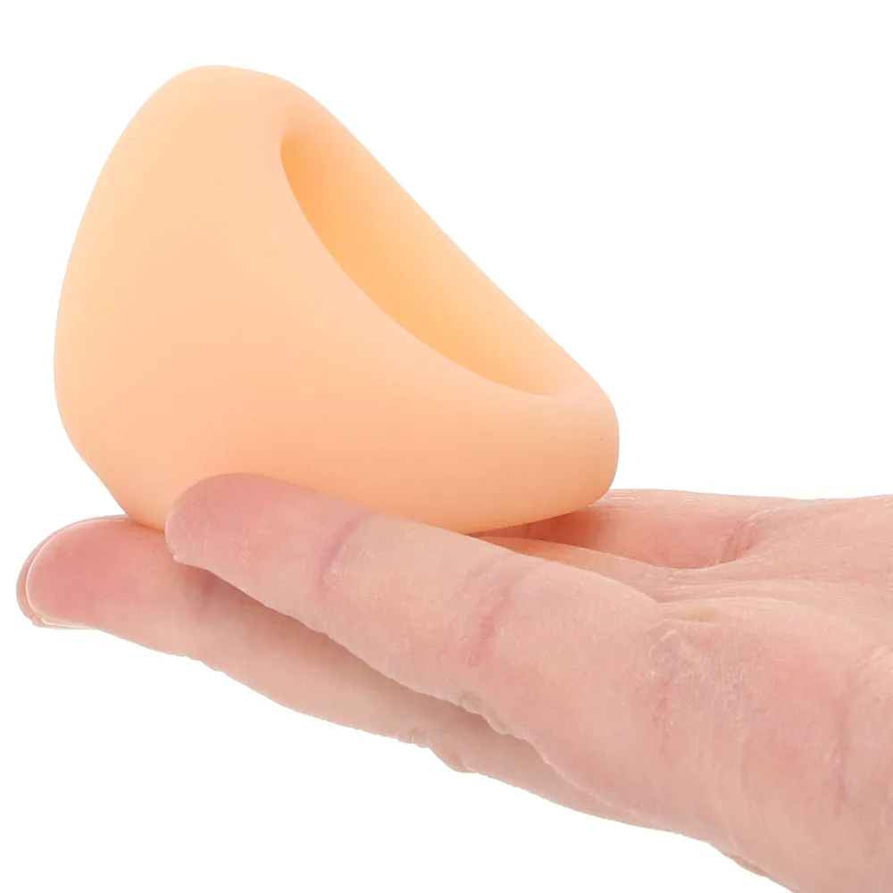 Jock Discreet Silicone Cock & Ball Ring in Light