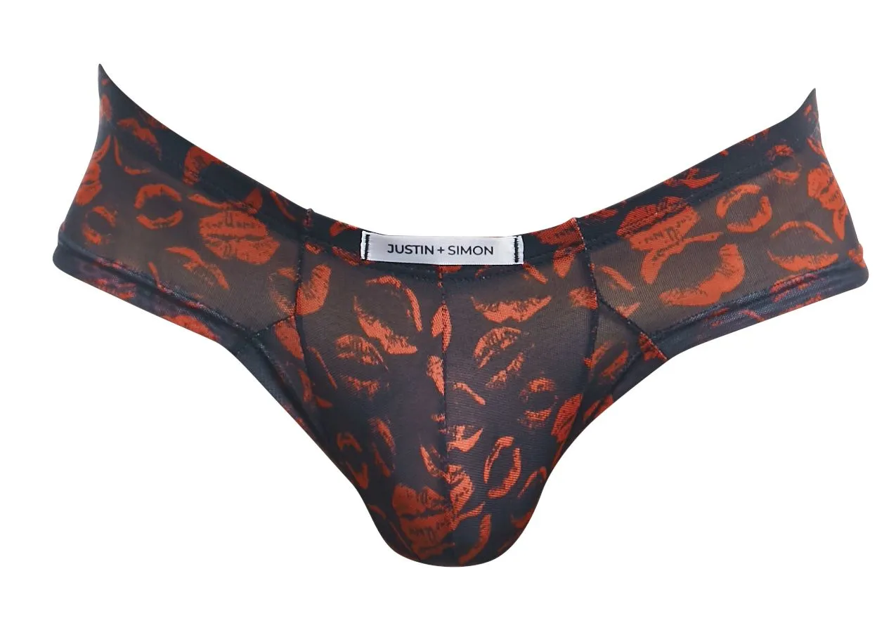 JUSTIN SIMON XSJ22 Cheek Briefs Color Lips