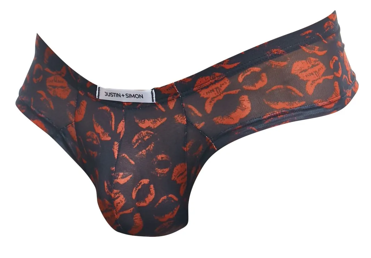 JUSTIN SIMON XSJ22 Cheek Briefs Color Lips