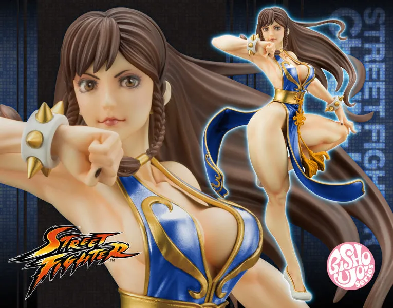 Kotobukiya NYCC 2018 Chun Li Battle Costume Limited Edition Street Fighter Bishoujo Statue SV238 Exclusive