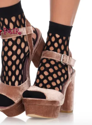 Leg Avenue Oval Net Anklets Black 3042