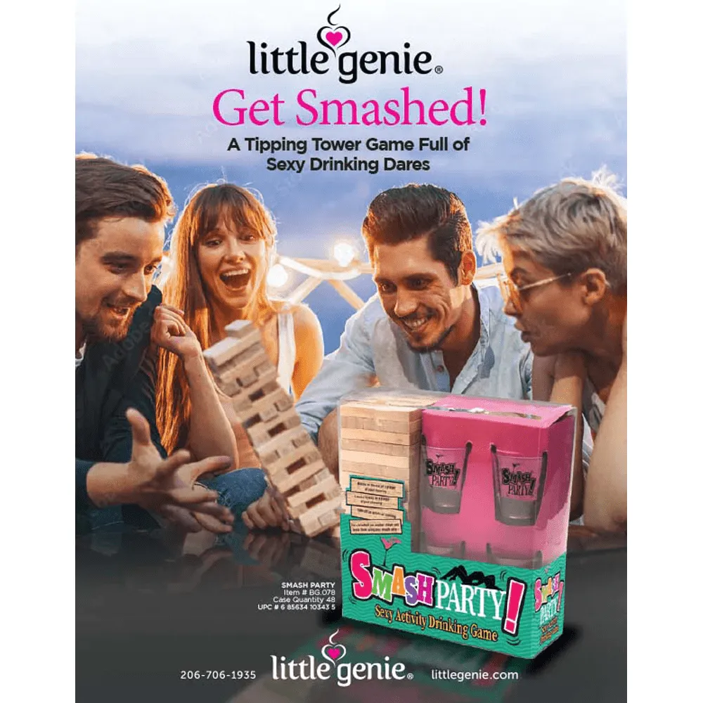 Little Genie Smash Party Sexy Tipping Tower Drinking Game