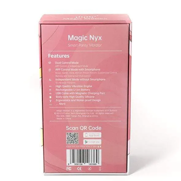 Magic Motion - NYX Smart App-Controlled Clock Panty Vibrator (Red)