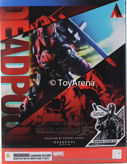 Marvel Universe Deadpool Limited Color Ver. (X-Force Color) Variant Play Arts Kai Action Figure