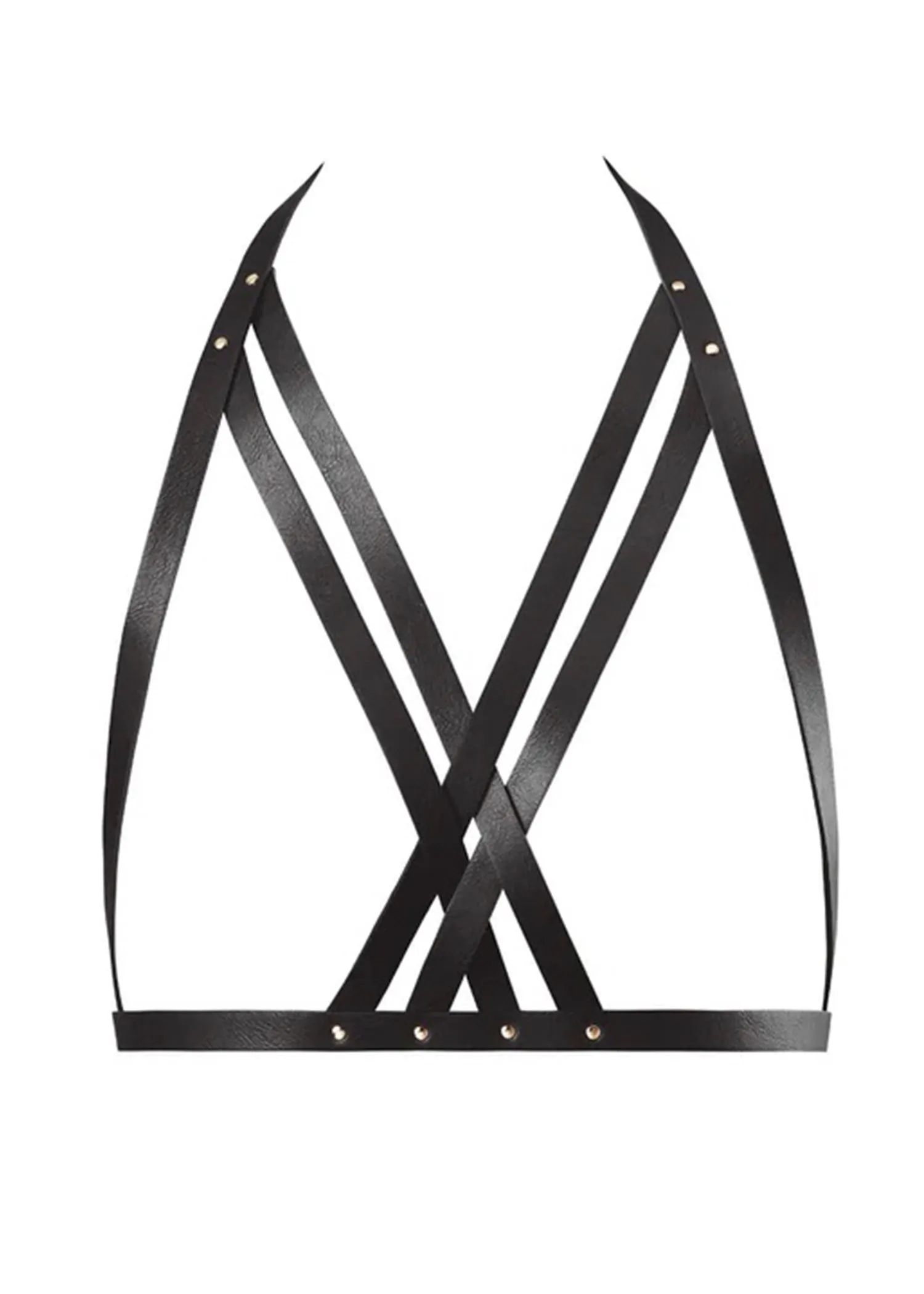 MAZE Halter Bra Harness (Black)