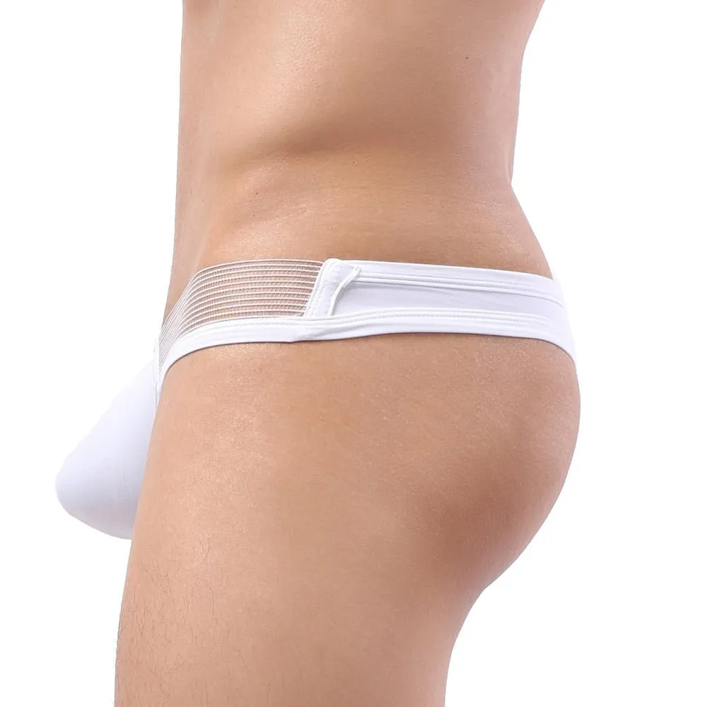 Mesh Topped V-Thong