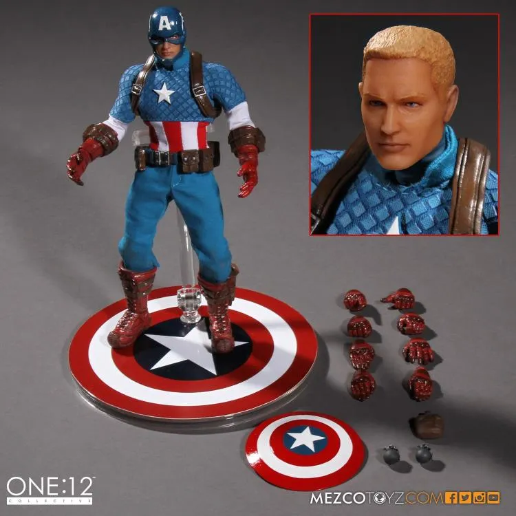 Mezco Toyz ONE:12 Collective: Captain America Action Figure