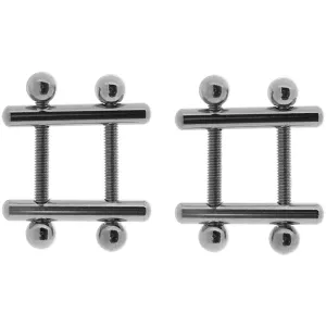 Nipple Grips Crossbar Nipple Vices in Silver