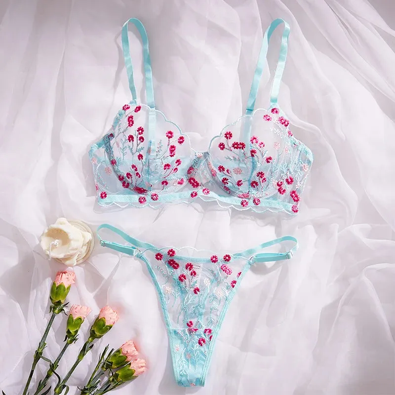 #PB Lingerie Fancy Embroidery Set