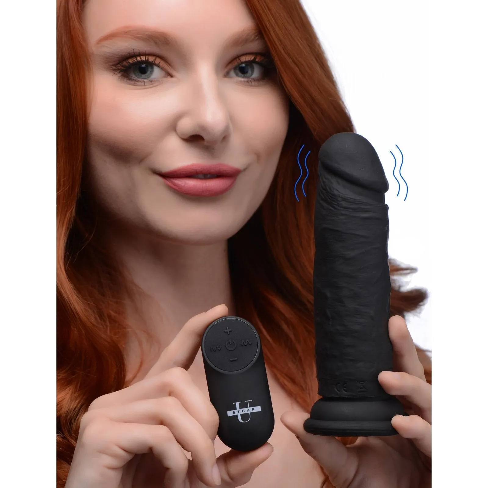 Power Player 28x Vibrating Silicone Dildo With Remote