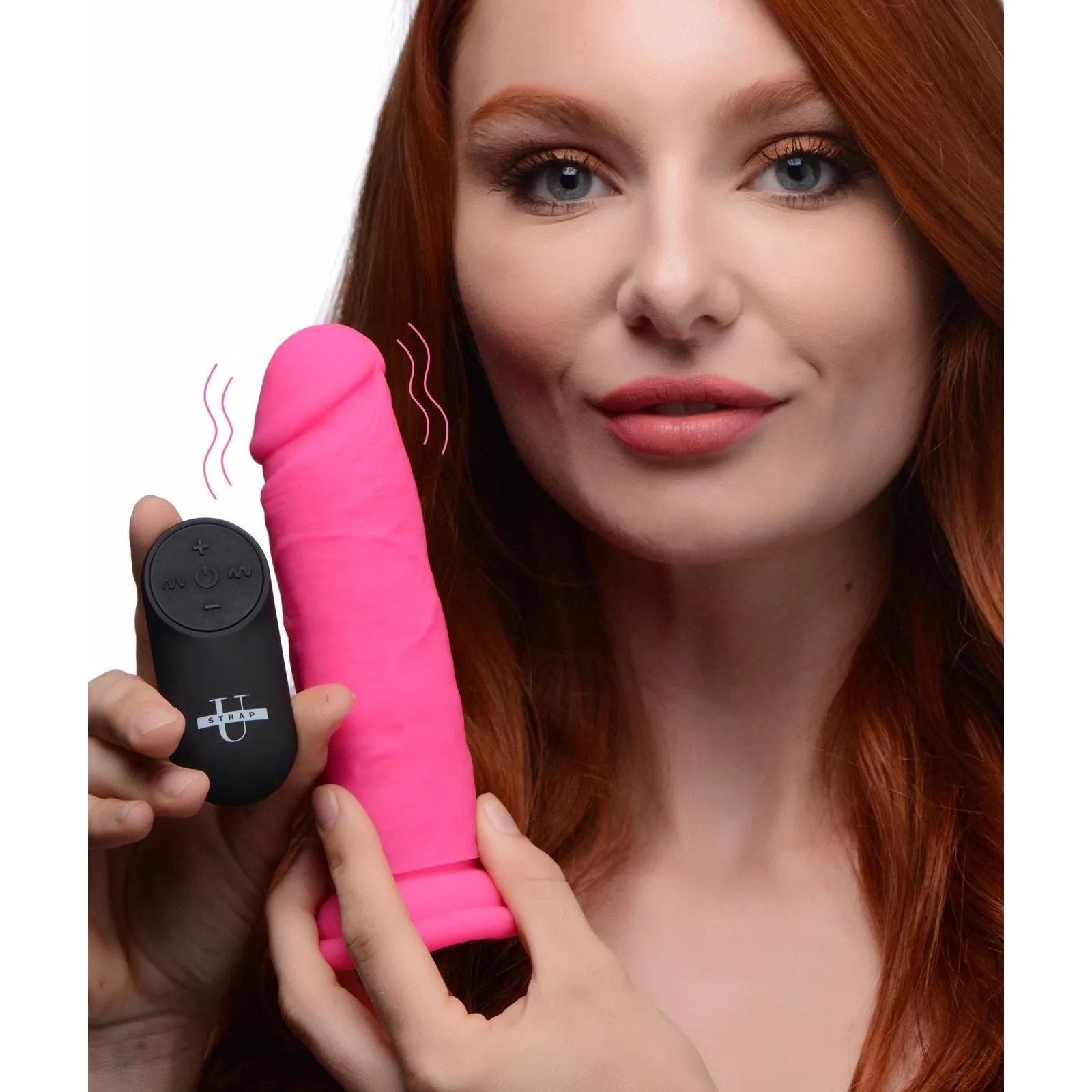 Power Player 28x Vibrating Silicone Dildo With Remote