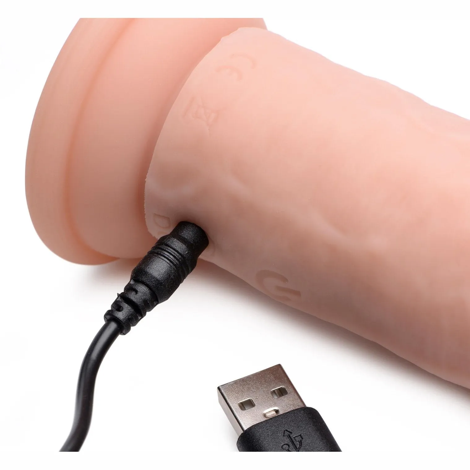 Power Player 28x Vibrating Silicone Dildo With Remote