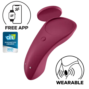 Satisfyer - Sexy Secret App-Controlled Panty Vibrator (Pink)