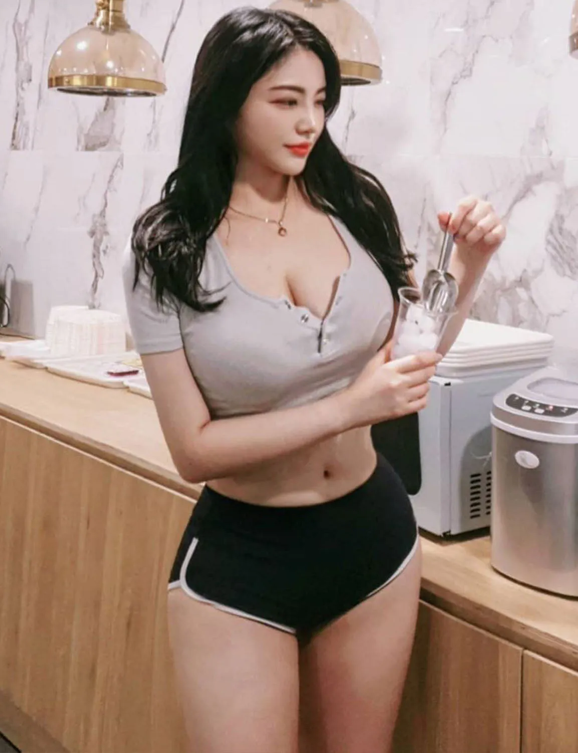 Sexy Booty Jogging Shorts black ins_Jogging