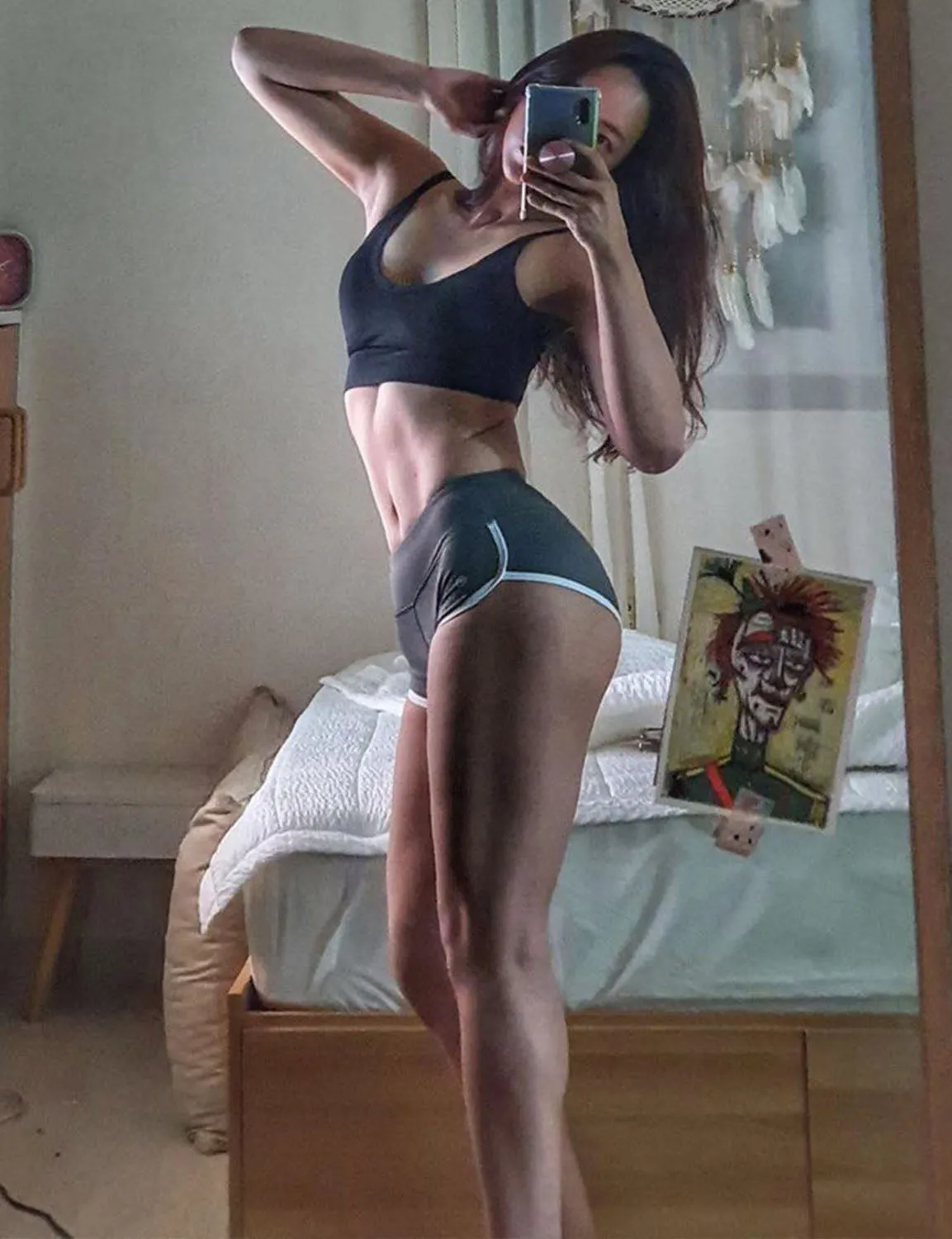 Sexy Booty Jogging Shorts shadowcharcoal ins_Jogging