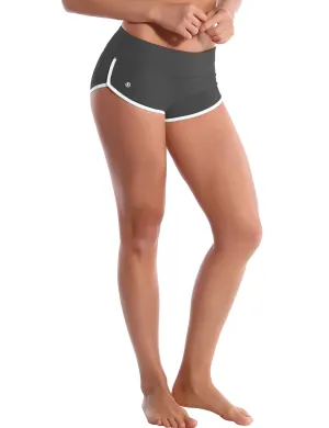 Sexy Booty Plus Size Shorts shadowcharcoal_Plus Size