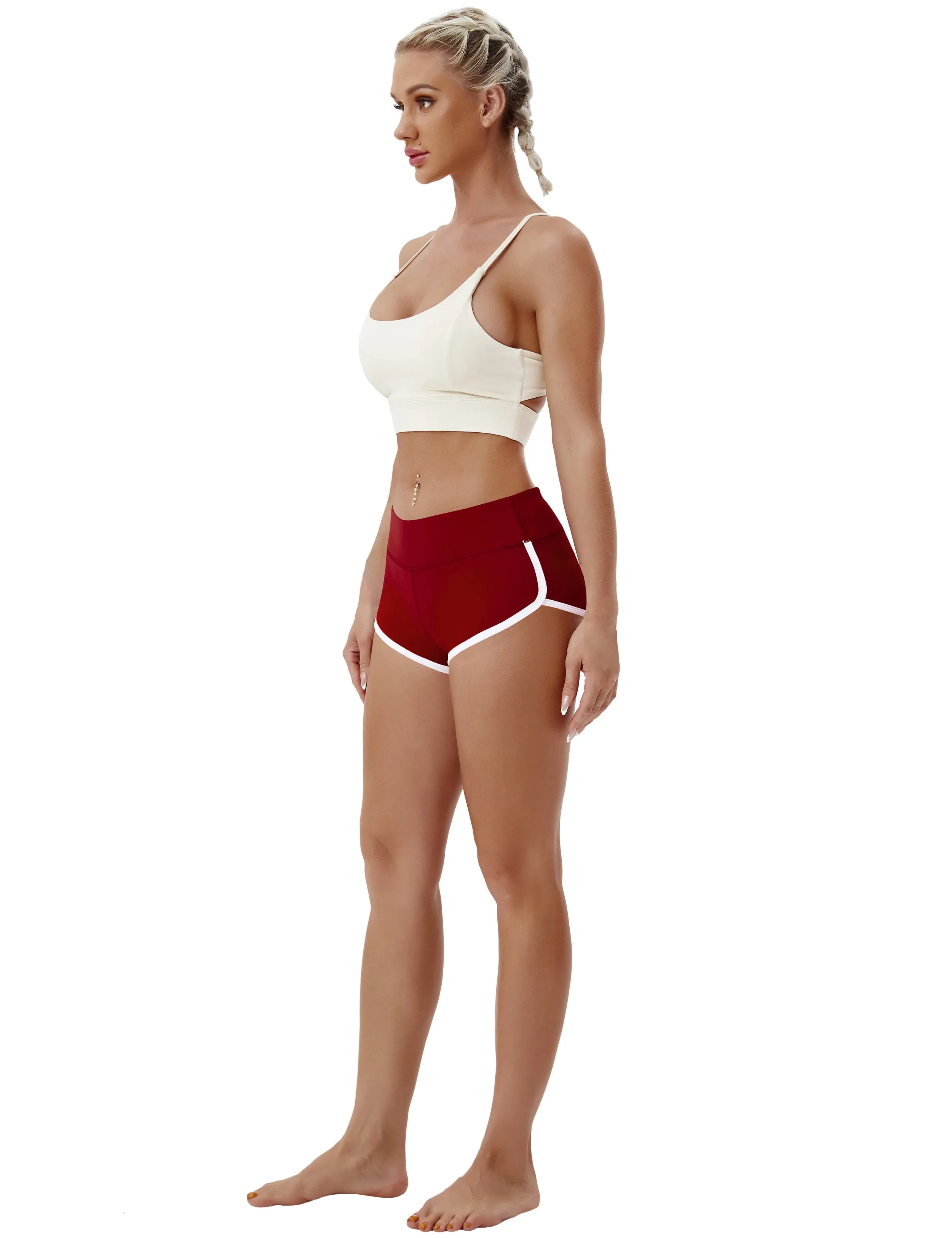 Sexy Booty Tall Size Shorts cherryred_Tall Size