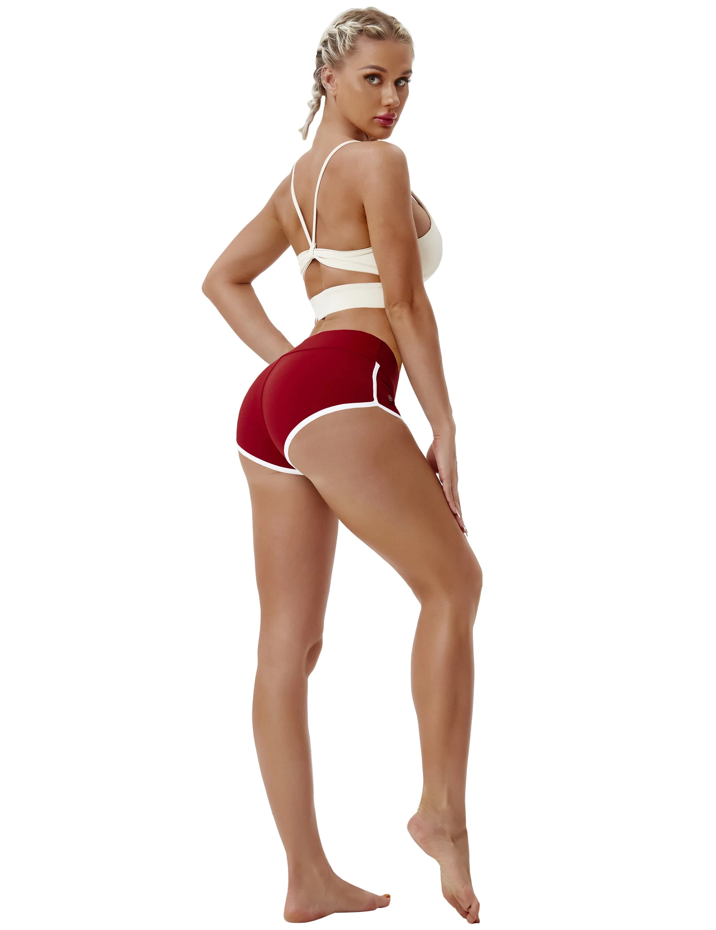 Sexy Booty Tall Size Shorts cherryred_Tall Size