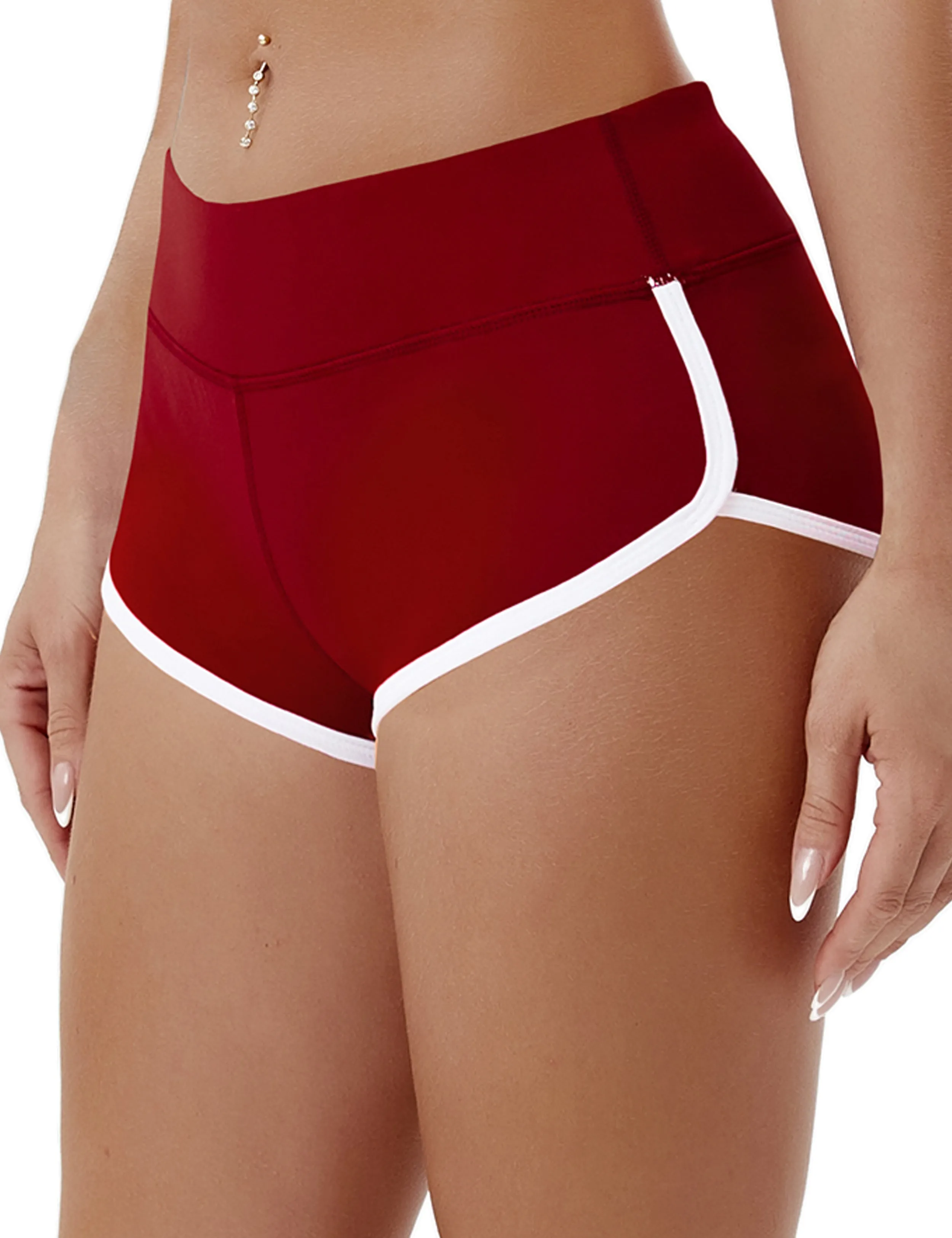 Sexy Booty Tall Size Shorts cherryred_Tall Size