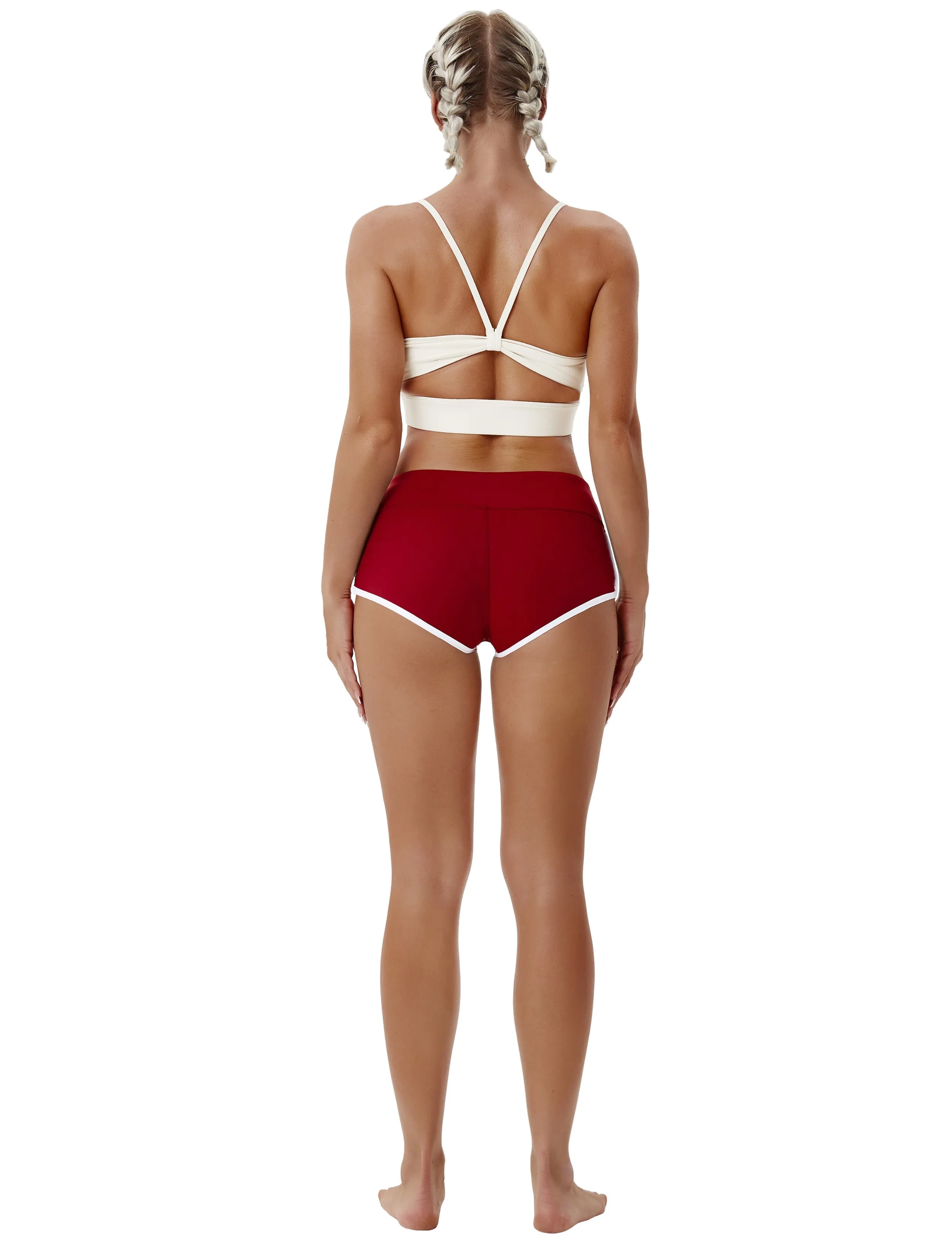 Sexy Booty Tall Size Shorts cherryred_Tall Size