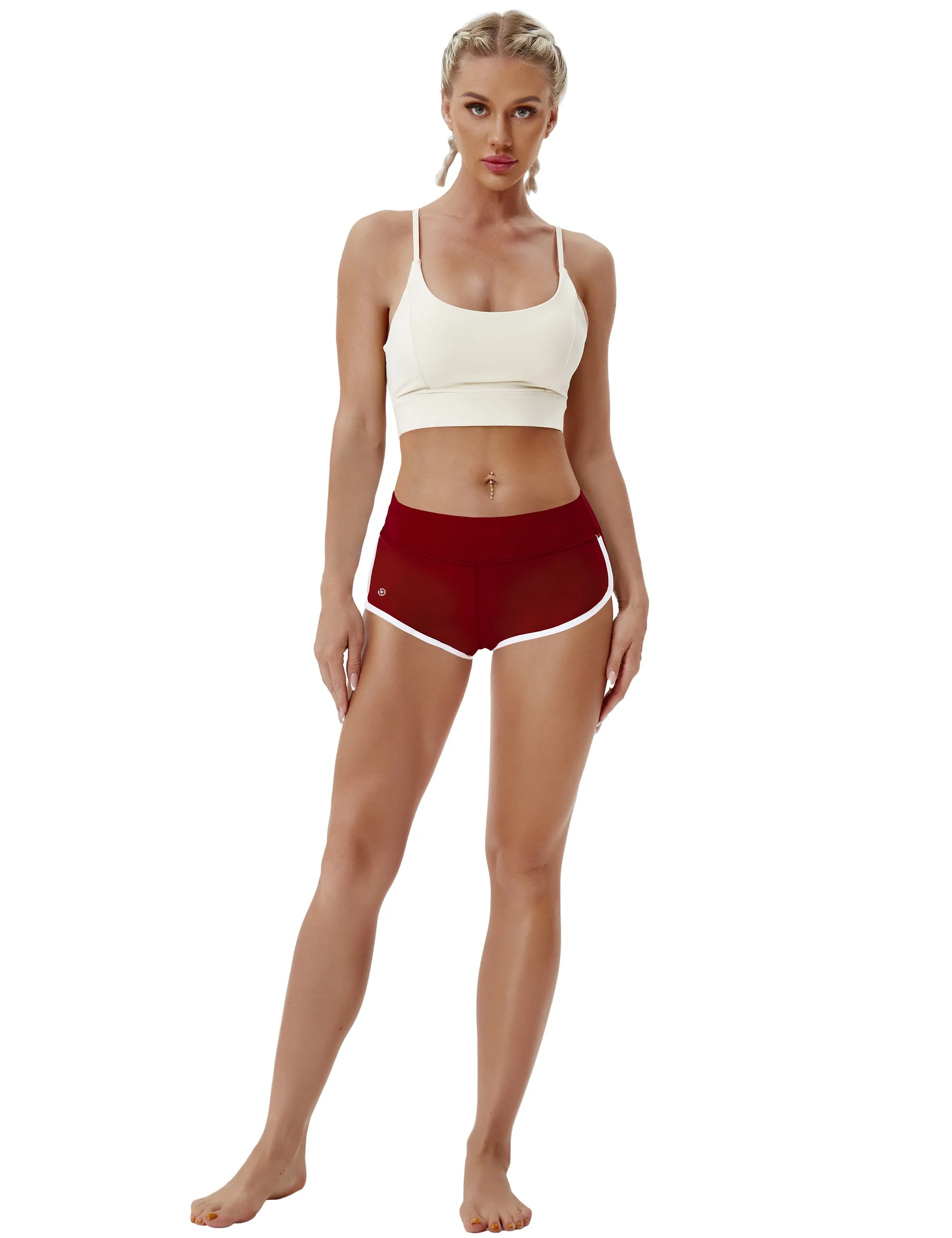 Sexy Booty Tall Size Shorts cherryred_Tall Size