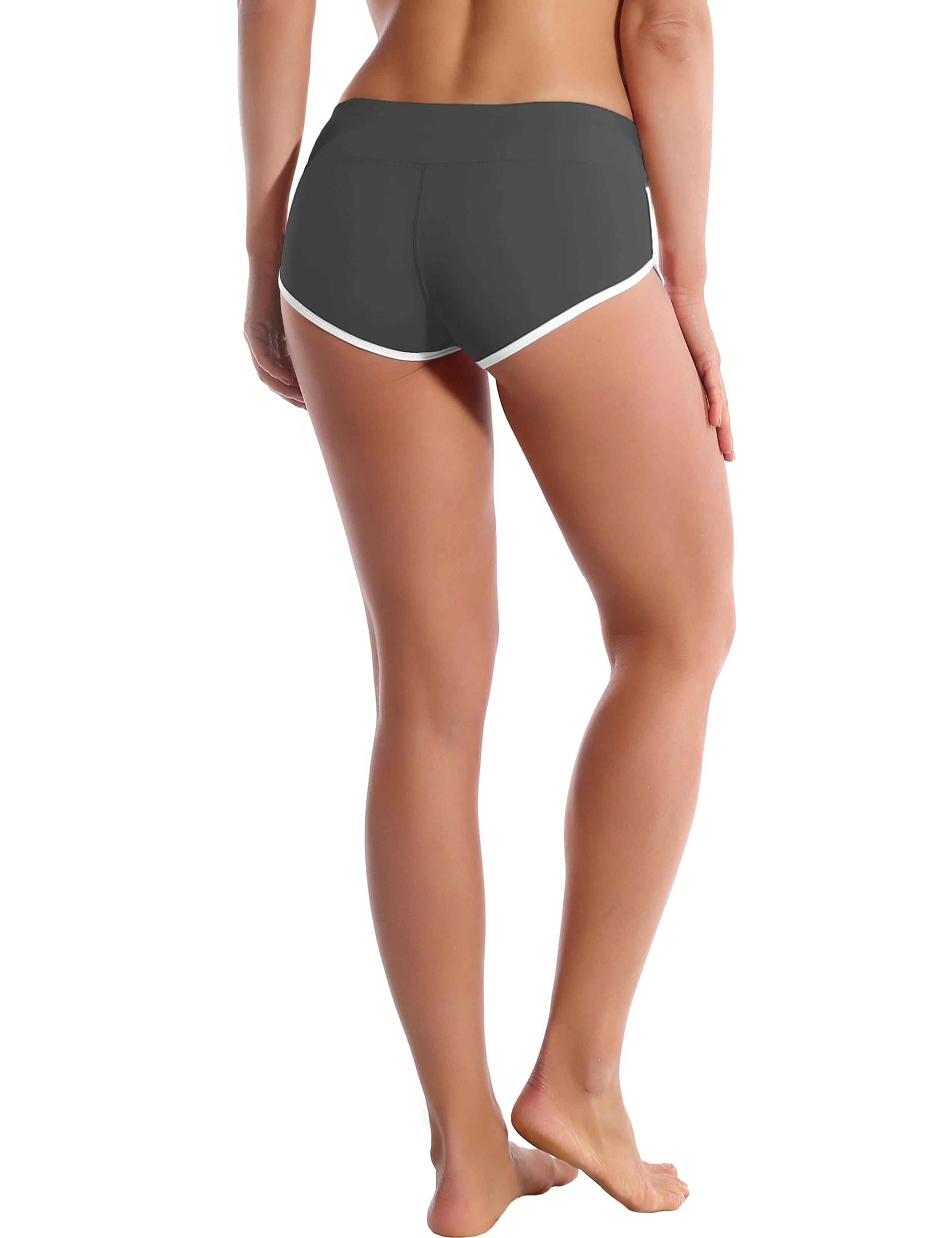 Sexy Booty Tall Size Shorts shadowcharcoal ins_Tall Size