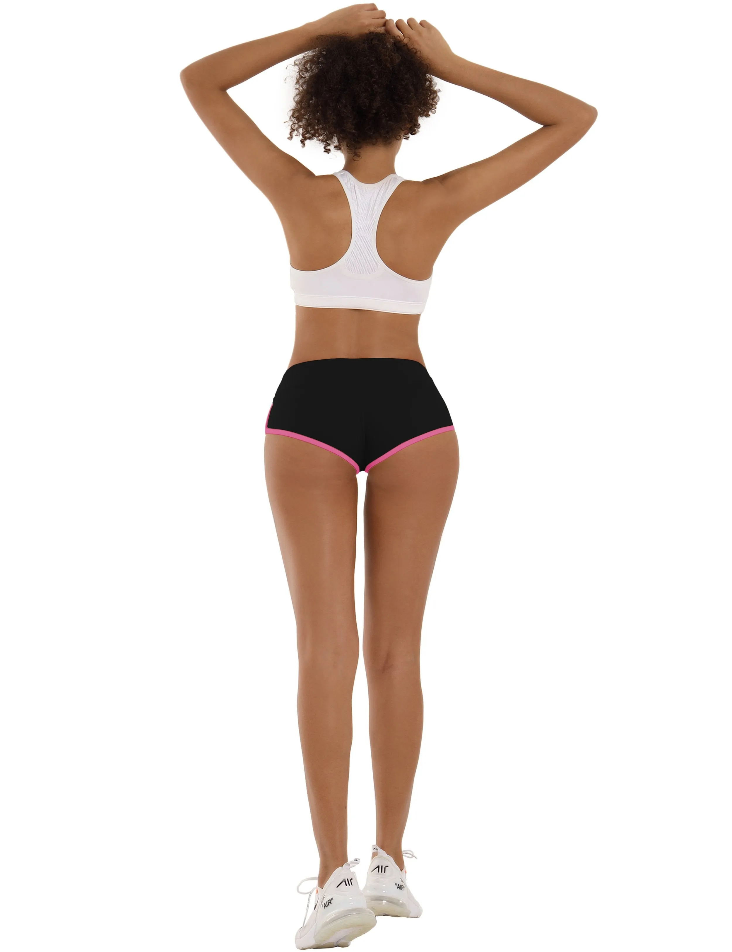 Sexy Booty yogastudio Shorts black_pink ins_yogastudio