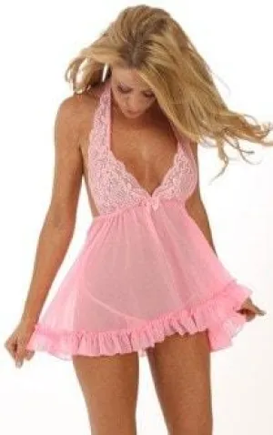 Sheer Chiffon Babydoll