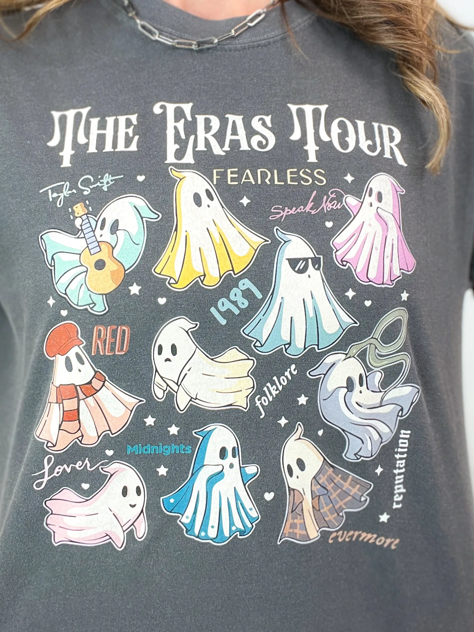The Eras Tour Halloween Ghosts Graphic