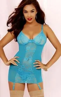 Turquoise Temptation Chemise