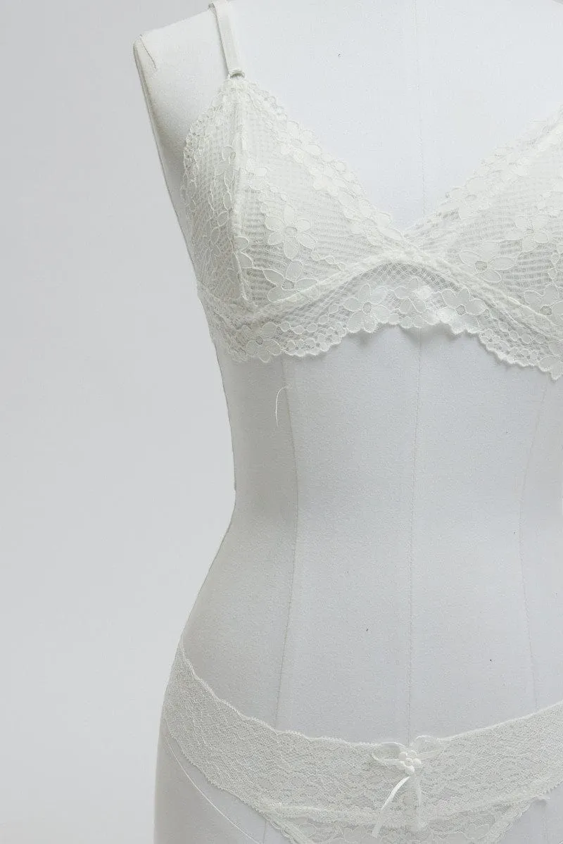 White Lace Lingerie Set